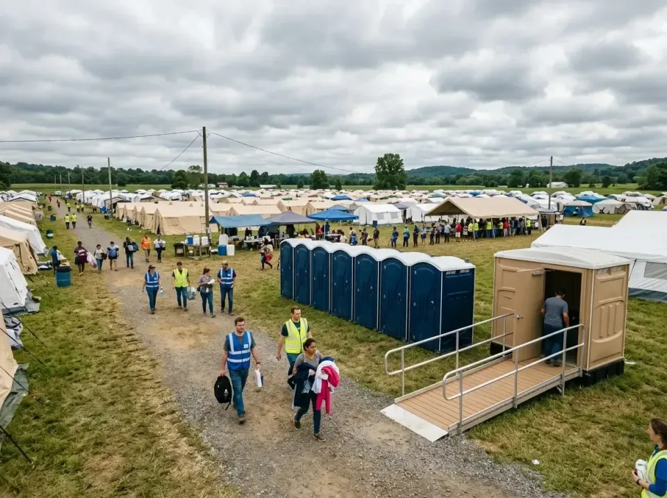 disaster-relief-camp-restrooms-010 — frequently asked questions, Dumpster & Portable Bathrooms Rental in Wales, WI